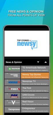 Screenshot of the application DistroTV - #5