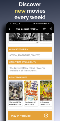 Screenshot of the application Old Movies Hollywood Classics - #4