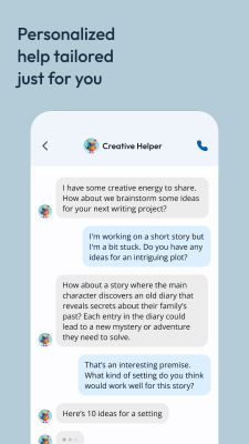 Screenshot of the application Character AI - #4