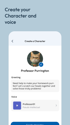 Screenshot of the application Character AI - #5