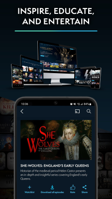 Screenshot of the application MagellanTV Documentaries - #1
