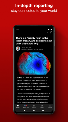 Screenshot of the application CNN - #2
