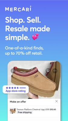 Screenshot of the application Mercari - #1
