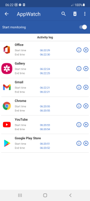 Screenshot of the application Appwatch: pop up ads removal - #1