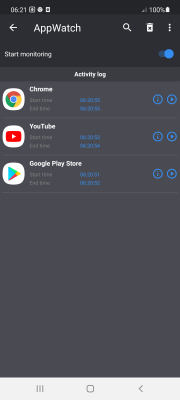 Screenshot of the application Appwatch: pop up ads removal - #3