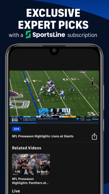 Screenshot of the application CBS Sports App - #5