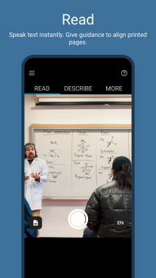 Screenshot of the application Seeing AI - #1