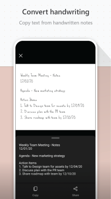 Screenshot of the application Microsoft Lens - PDF Scanner - #5