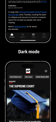 Screenshot of the application AP News - #7