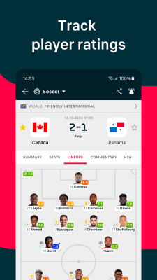 Screenshot of the application Flashscore - #2