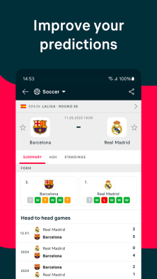 Screenshot of the application Flashscore - #6