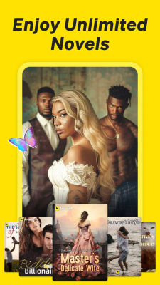 Screenshot of the application NovelUP - #2