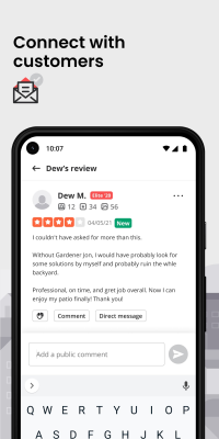 Screenshot of the application Yelp for Business - #2