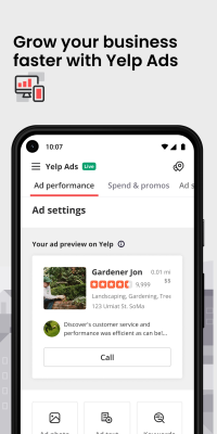Screenshot of the application Yelp for Business - #8