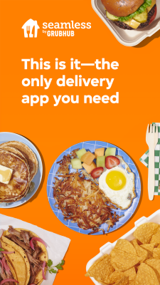 Screenshot of the application Seamless: Local Food Delivery - #1