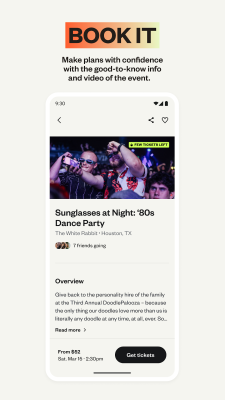 Screenshot of the application Eventbrite App - #2
