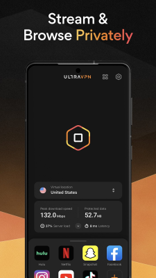 Screenshot of the application Ultra VPN - #2