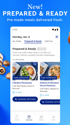 Screenshot of the application Blue Apron - #2
