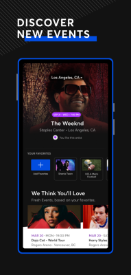 Screenshot of the application Ticketmaster - #2