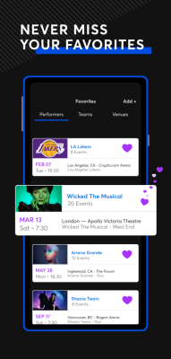 Screenshot of the application Ticketmaster - #3