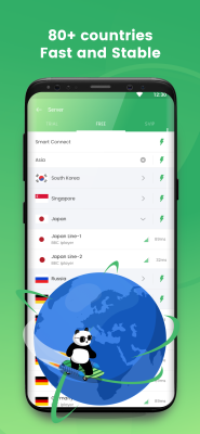 Screenshot of the application PandaVPN Lite - #2