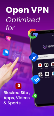 Screenshot of the application Kivo VPN - #1