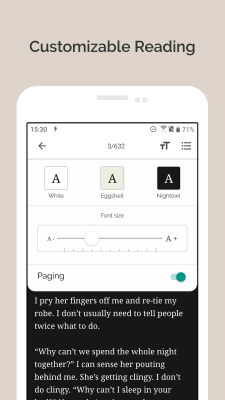 Screenshot of the application Inkitt - #3