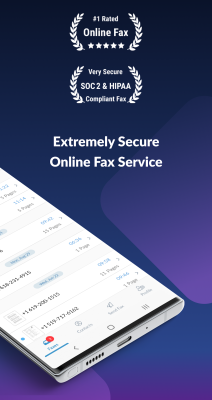 Screenshot of the application FAX.PLUS - #2
