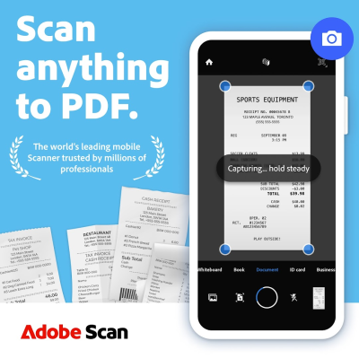 Screenshot of the application Adobe Scan - #1