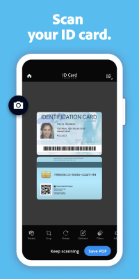 Screenshot of the application Adobe Scan - #8