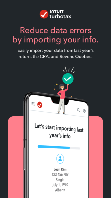 Screenshot of the application TurboTax Canada - #4