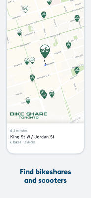 Screenshot of the application Transit - #7
