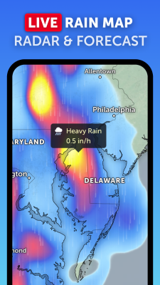 Screenshot of the application Zoom Earth - #1