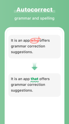 Screenshot of the application AI Grammar Checker for English - #1