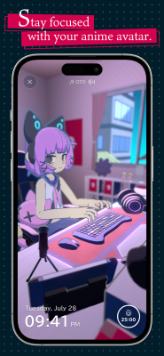 Screenshot of the application gogh - Focus with Your Avatar - #1