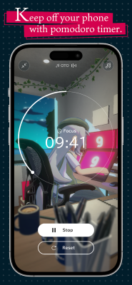 Screenshot of the application gogh - Focus with Your Avatar - #2