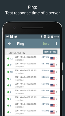 Screenshot of the application Network Analyzer - #5