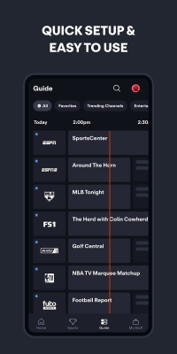 Screenshot of the application Fubo - #7