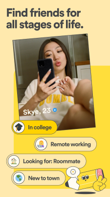 Screenshot of the application Bumble For Friends - #2