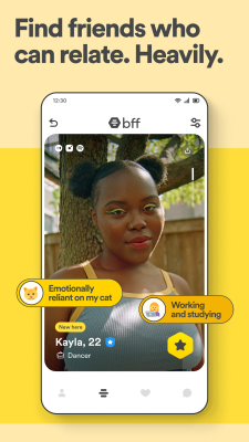 Screenshot of the application Bumble For Friends - #3