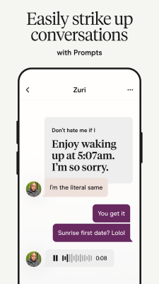 Screenshot of the application Hinge - #5