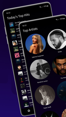 Screenshot of the application TraxMojo Music Streaming - #1