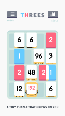 Screenshot of the application Threes! Freeplay - #1