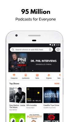Screenshot of the application Castbox - #2