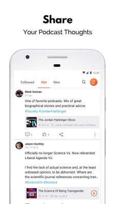 Screenshot of the application Castbox - #5