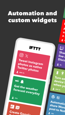 Screenshot of the application IFTTT - #1