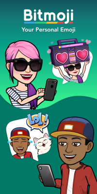 Screenshot of the application Bitmoji - #1
