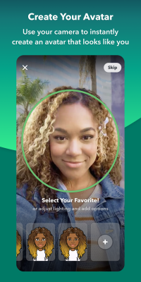 Screenshot of the application Bitmoji - #2