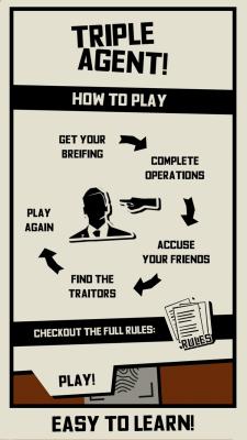 Screenshot of the application Triple Agent - #1