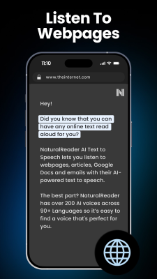 Screenshot of the application NaturalReader - #8
